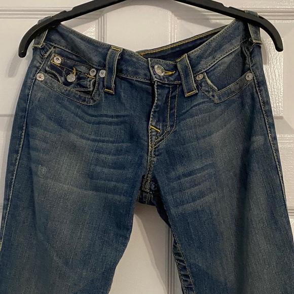 True Religion Blue Bootcut Jeans - Picture 3 of 6